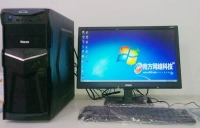 独显1G游戏办公四核组装机台式电脑整机22寸液晶屏